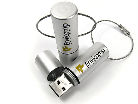 Alu-17 Aluminium USB-Stick silber bedruckt, schraubverschluss, Alu.17