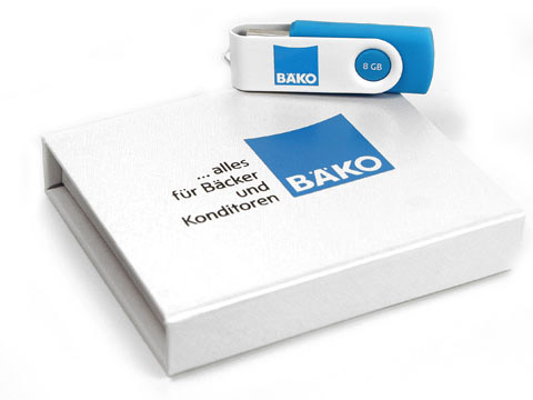 K01 Magnet-Klappbox Verpackung weiss BAEKO, K01 Magnetklappbox