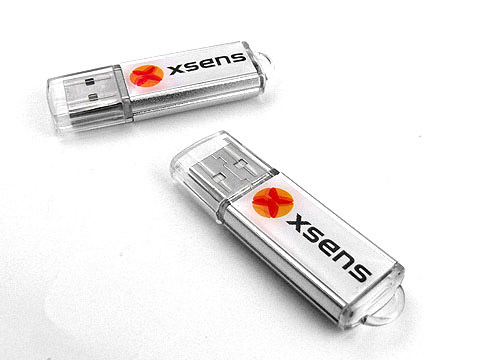 Kunststoff-USB-Stick silber Werbegeschenk, Kunststoff.07