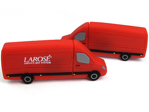 Transporter USB-Stick Logistik individuell rot, Transporter.01