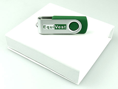 USB-Stick Sonderfarbe gruen bedruckt, Metall.01
