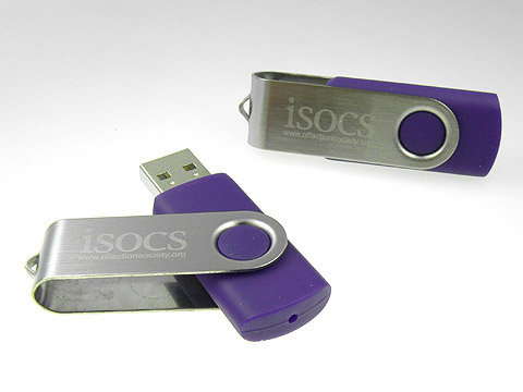 USB-Stick in Sonderfarbe mit Gravur, Metall.01