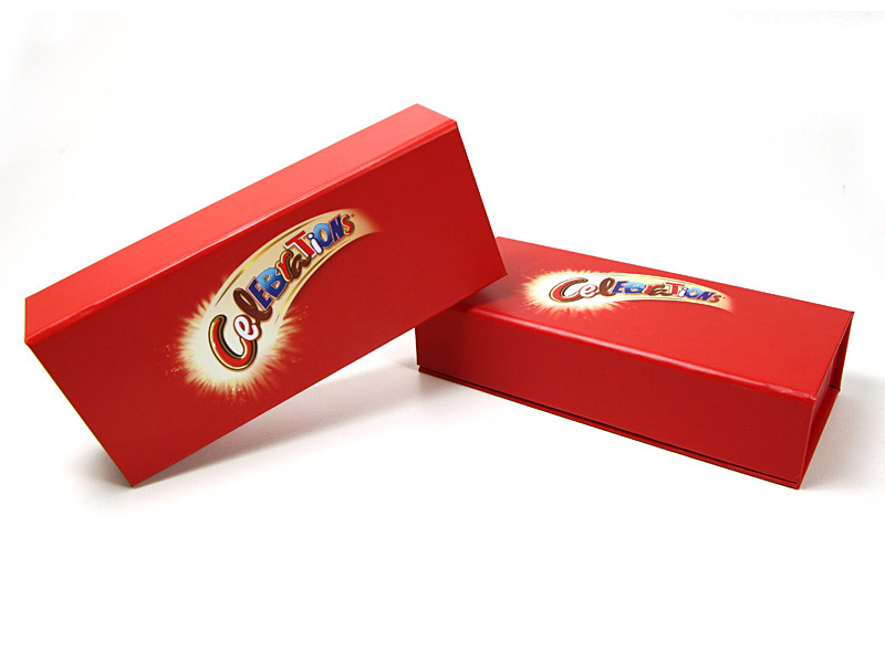 Verpackung rot Celebrations Geschenkbox Magnetbox, Individuelle Klappbox digitaldruck