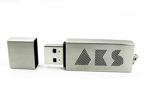 aks alu usb-stick lasergravur, Alu.11