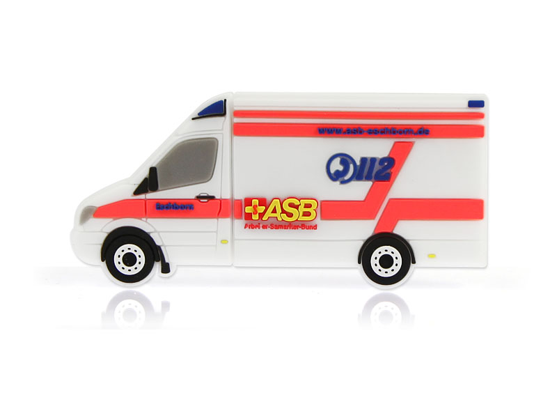 asb rettungswagen 112 usb custom weiß transporter fahrzeug krankenwagen