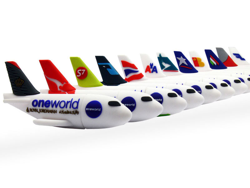 Flugzeuge, Airlines, Flieger, OneWorld, Vereinigung, Custom, Modifizierbar, PVC, USB Flugzeug