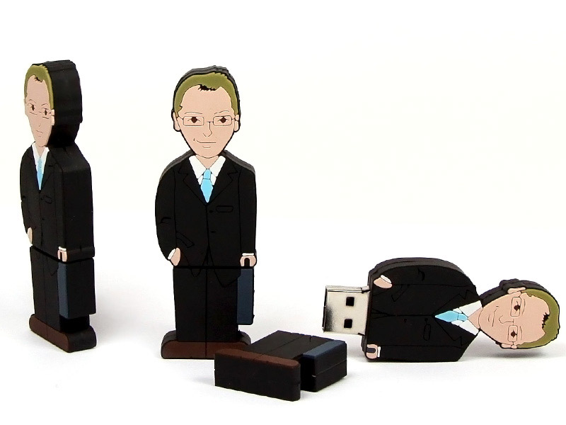 Folks, People, Figur, Geschäftsmann, Banker, Office, Büro, Menschen, Chef, CustomModifizierbar, PVC, USB Menschen, Männchen