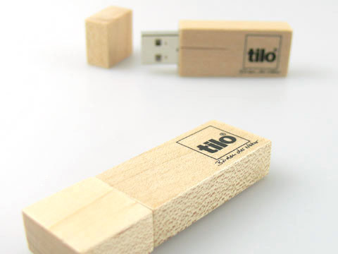 holz usb-stick mit aufdruck edel geschenk, deckel, Holz.01