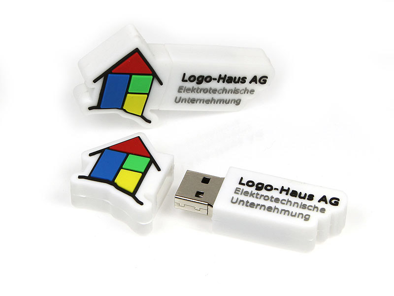 usb-stick-logo-freiform-100.html, logo, pvc, weiß, bunt, CustomLogo, PVC
