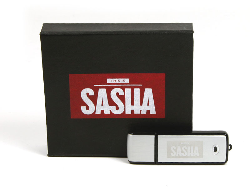 sascha farbig bedruckt verpackung usb-stick werbeartikel, K01 Magnetklappbox, famous
