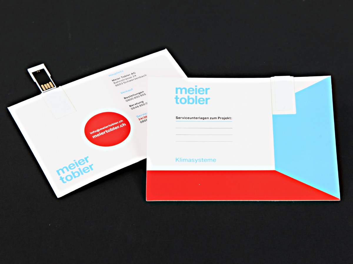 Paper USB Postkarte