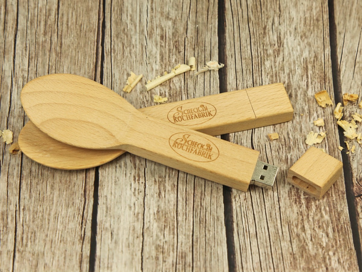 USB Holzlöffel