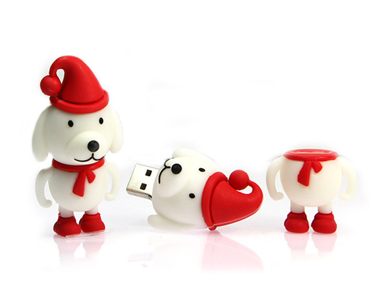 Weihnachten usb sticks, Winter, Hund, fun, CustomModifizierbar, PVC