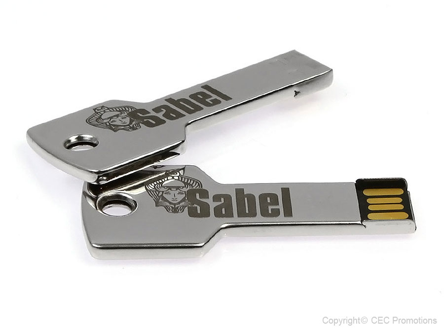 Sabel Key USB Stick Schlüssel mit Lasergravur