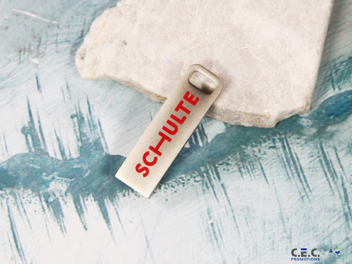 mini metall usb mit logodruck
