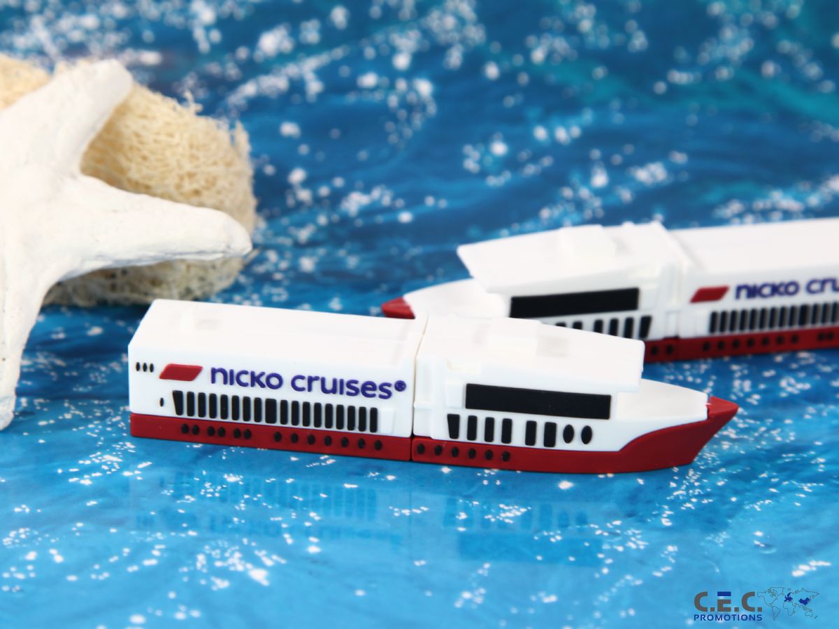 usb stick schiff boot clubschiff kreativ werbung meer see