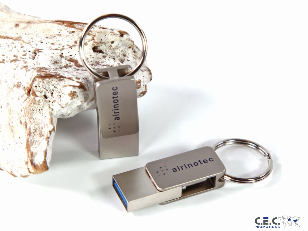 usb stick twin metall mini digitaldruck individuell drehbar werbung