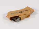 Der Full PLA Twister USB-Stick in natur-beige.