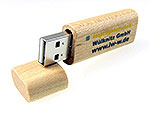 Holz-02 USB-Stick schlicht leicht bedruckt, Holz.02