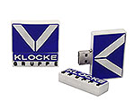 logo quadratisch Firmenlogo, Emblem, Quadrat, Viereck, blau, weiß, Firma, CustomLogo, PVC