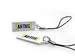 Mini-Micro USB-Stick klein weiss bedruckt, Mini.18