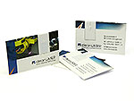 Visitenkarte Papier Paper Messe USB bedruckt digitaldruck, weiß