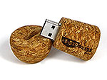 USB-Korken-03 Champagner braun graviert, gravur, USB-Korken.03