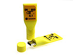 Schild, Gas, pvc, gelb, Gaspfosten, CustomProdukt, PVC