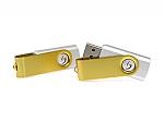 twister usb stick buegel gold silber