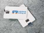 usb c mit usb a anschluss karte mit logo
