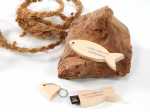 usb holzfisch holz fisch religion konfirmation hellbraun natur