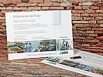 usb papierkarte dina6 postkarte digitaldruck werbung