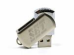 usb stick drehen buegel metall logo