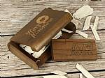usb stick holz dunkel schatulle geschenk