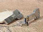 usb stick key highspeed schluessel silber metall werbung