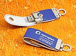 usb stick leder schluesselring massiv werbeartikel