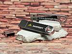 usb stick metall glanz öse anhänger logo druck