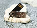 usb stick mini gravur silber matt drehbar