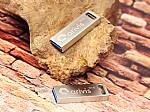 usb stick mini speed metall silber matt gravur