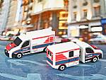 usb stick polizei auto kastenwagen transporter