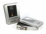 usb stick schluessel metall silber metallverpackung fenster logo