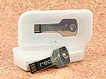 usb stick schluessel metall silber verpackung transparent