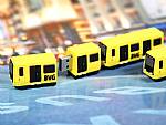 usb stick sonderanfertigung zug bahn bvg gelb