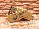 usb stick twister umweltfreundlich öko natur logo print