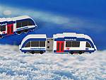 usb stick zug bahn transport ice logo werbung