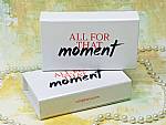 verpackung box geschenk weiss klappbox werbung logo