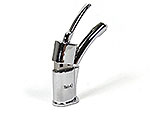 Wasserhahn, Metall, glänzend, Armaturen, glanz, CustomProdukt, Metall