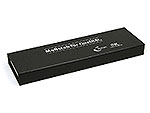 Meterstabverpackung, Zollstockverpackung, schwarz