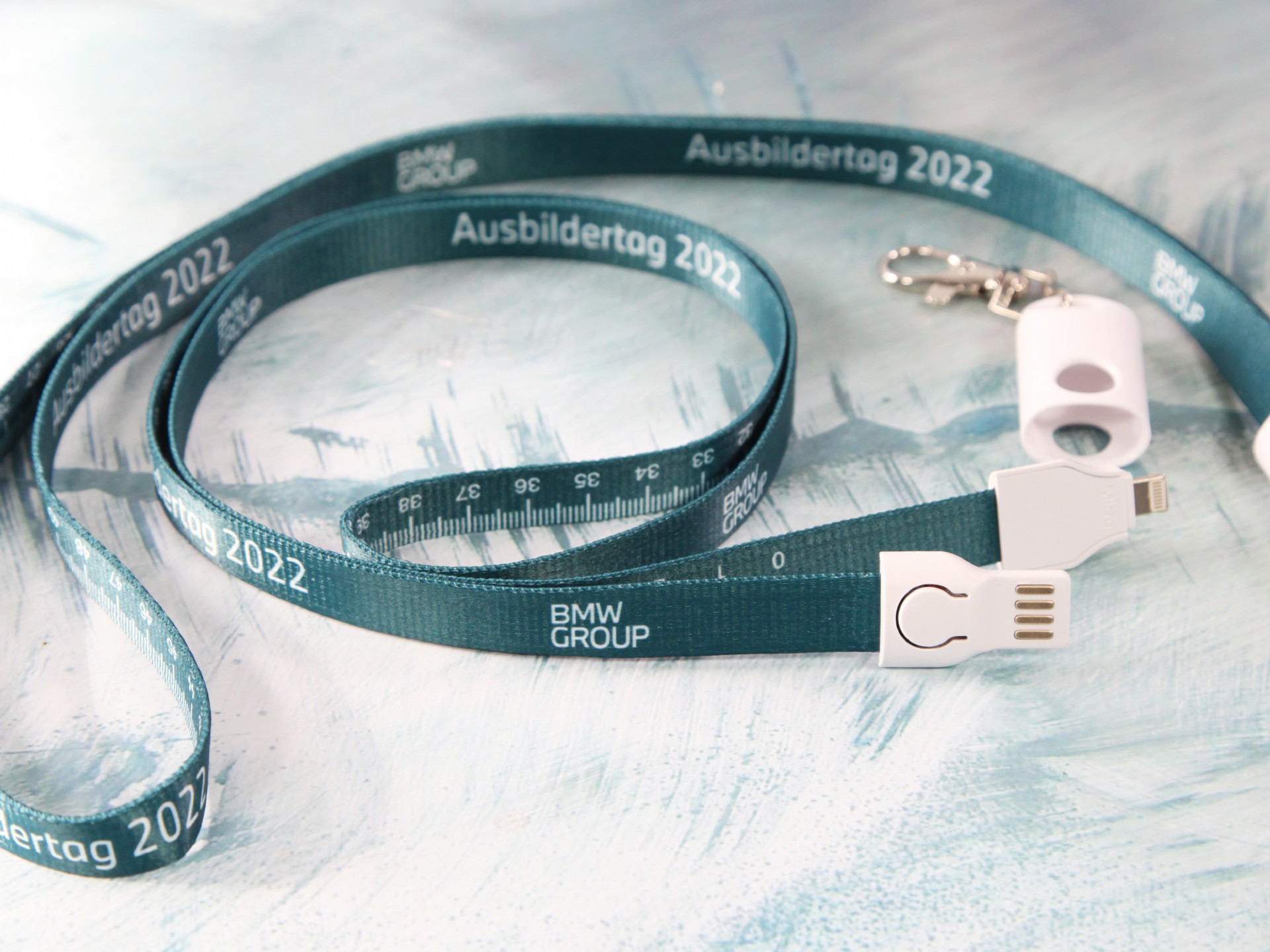 bmw lanyard usb ladekabel ausbildertag