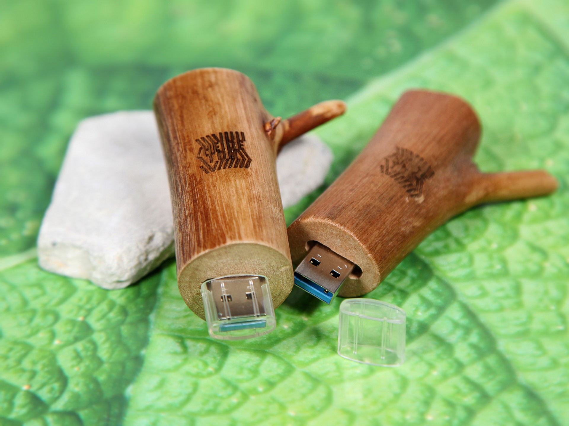 holz usb stick ast holzast mit logo gravur highspeed